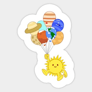 Solar System Sticker